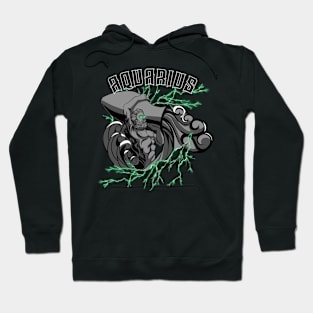 Lightning Aquarius (Green) Hoodie